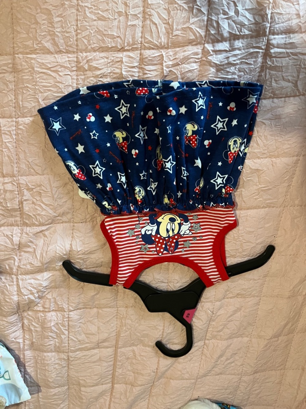 Disney Red & Navy Minnie Mouse Striped Dress
